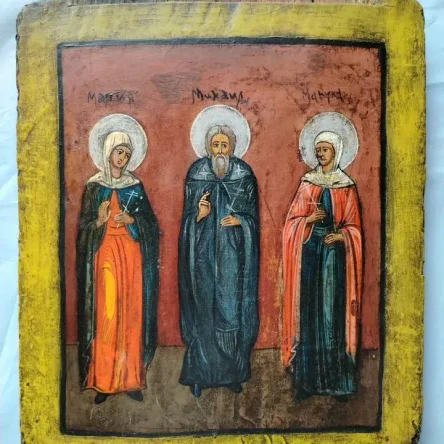 Икона "Михаил Мария Марфа" 31*26 см