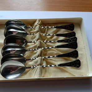 Набор чайных ложек с эмалью