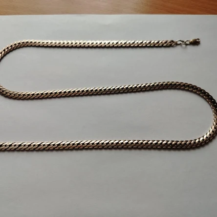 Цепь серебряная новая 58 см