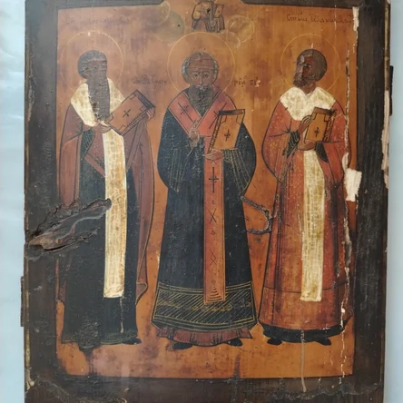 Икона "Вселенские учителя" 37*31 см