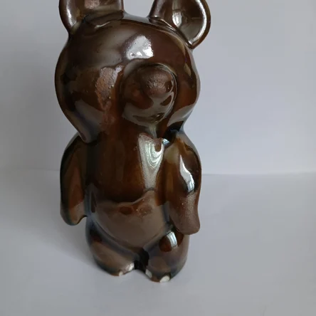 Олимпийский мишка 14 см темно-шоколадный