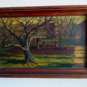 Картина "Старая яблоня" 51*33 см