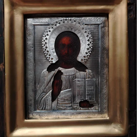 Икона "Господь вседержитель" 17*14 см в киоте