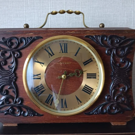 Часы механические каминные "Весна"