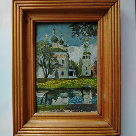 Картина миниатюра "Углич" А. Крутов