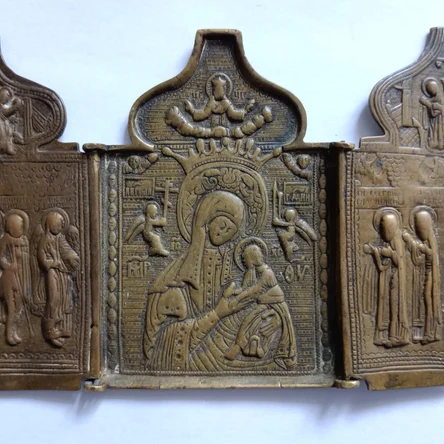 Складень "Страстная Богородица" 17*12 см