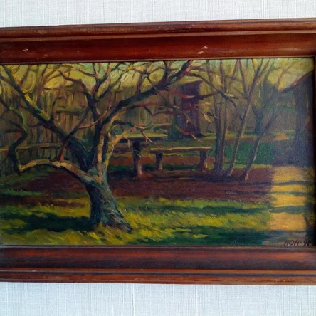 Картина "Старая яблоня" 51*33 см