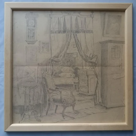 Графика дореволюционная интерьерная 36*36