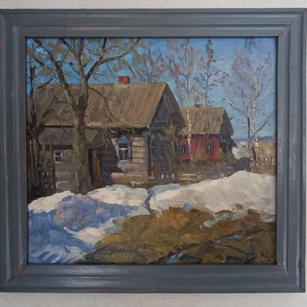Фалин О.П. картина "Оттепель" 45*42 см